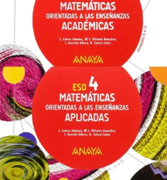 libro resuelto de Matemáticas 4 ESO Anaya para descargar en pdf