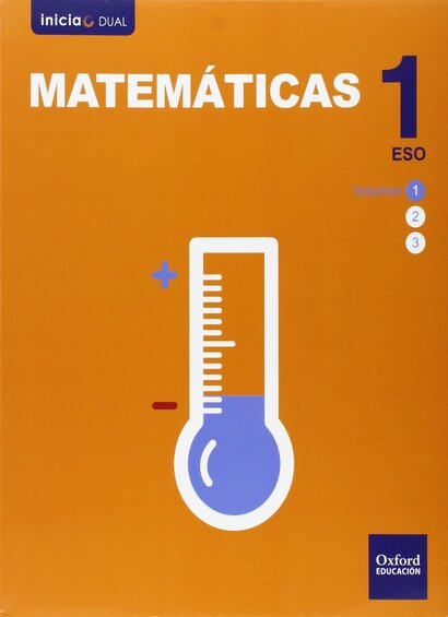 portada del Solucionario Matemáticas 1 ESO Oxford