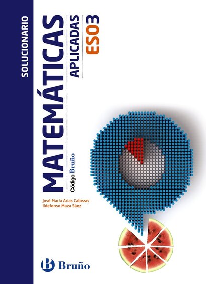 portada del Solucionario Matemáticas 3 ESO Bruño orientadas a las enseñanzas aplicadas
